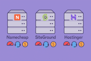 Read more about the article ⚔️ Namecheap vs SiteGround vs Hostinger: The Brutally Honest 2025 Showdown