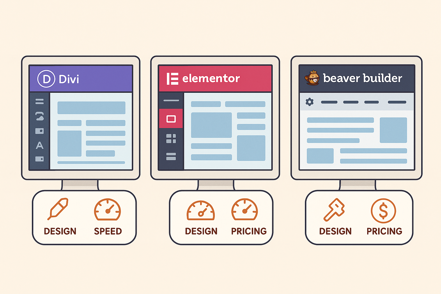 You are currently viewing 🚀 Divi vs Elementor vs Beaver Builder: The Ultimate Comparison (2025)