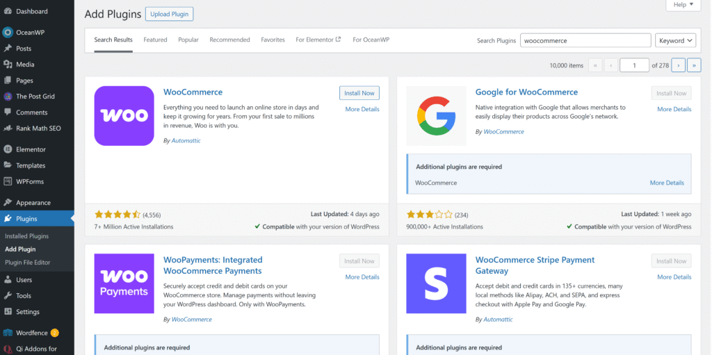 woocommerce